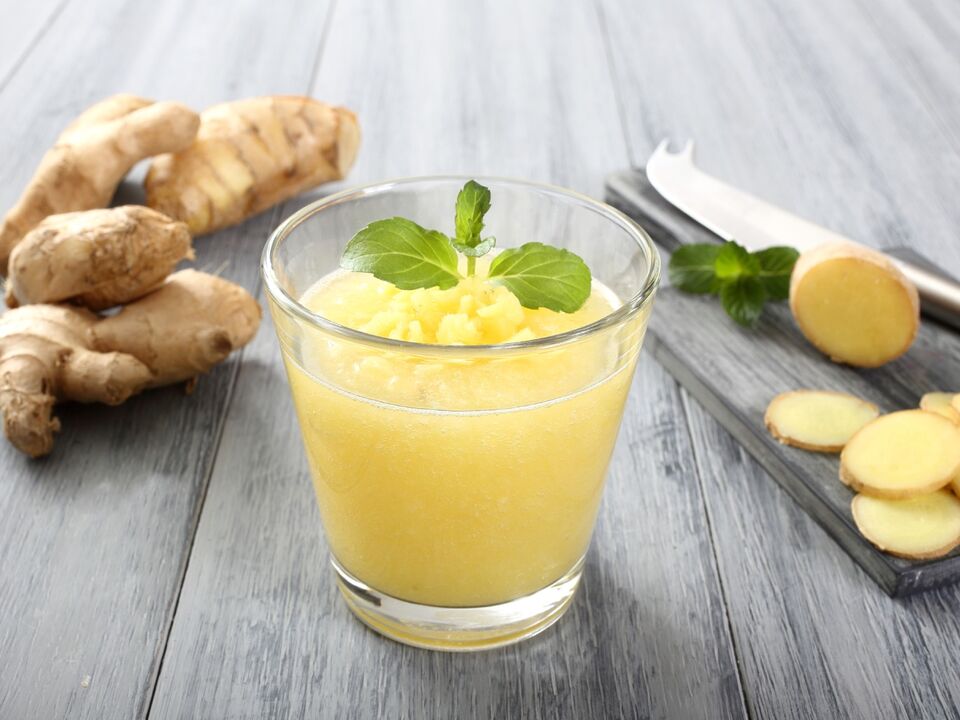Mint ginger drink is a delicious way to increase male potency