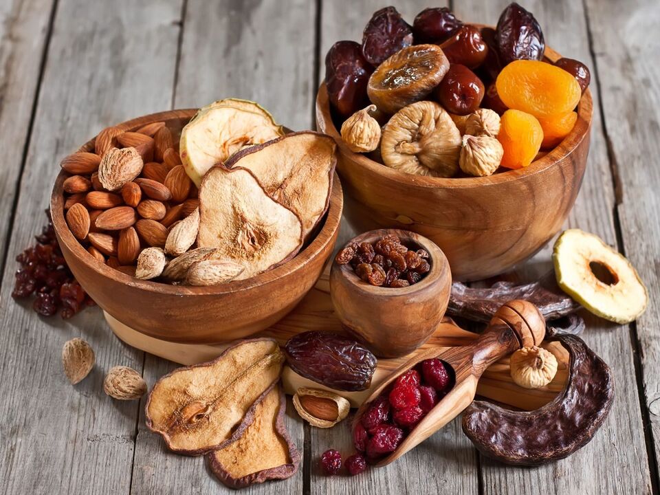 dried fruit with wine to increase potency