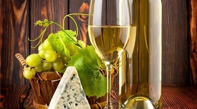White wine as a means of increasing power